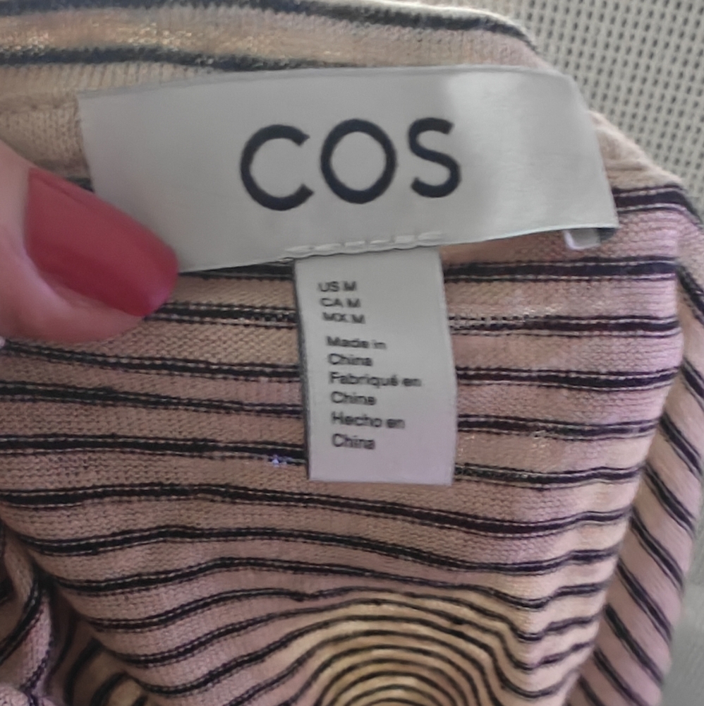 Cos CREW-NECK LINEN T-SHIRT, M - Picture 8 of 8